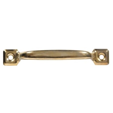 4.75 BRASS PLATED SCRN DR PULL